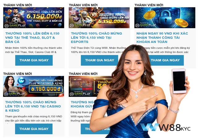 Hướng Dẫn Đăng Ký W88 An Toàn - Nhận Ngay 90K Miễn Phí Cực Đã 2026 3 Danh sách ưu đãi khủng dành cho thành viên mới đăng ký W88 PLANET